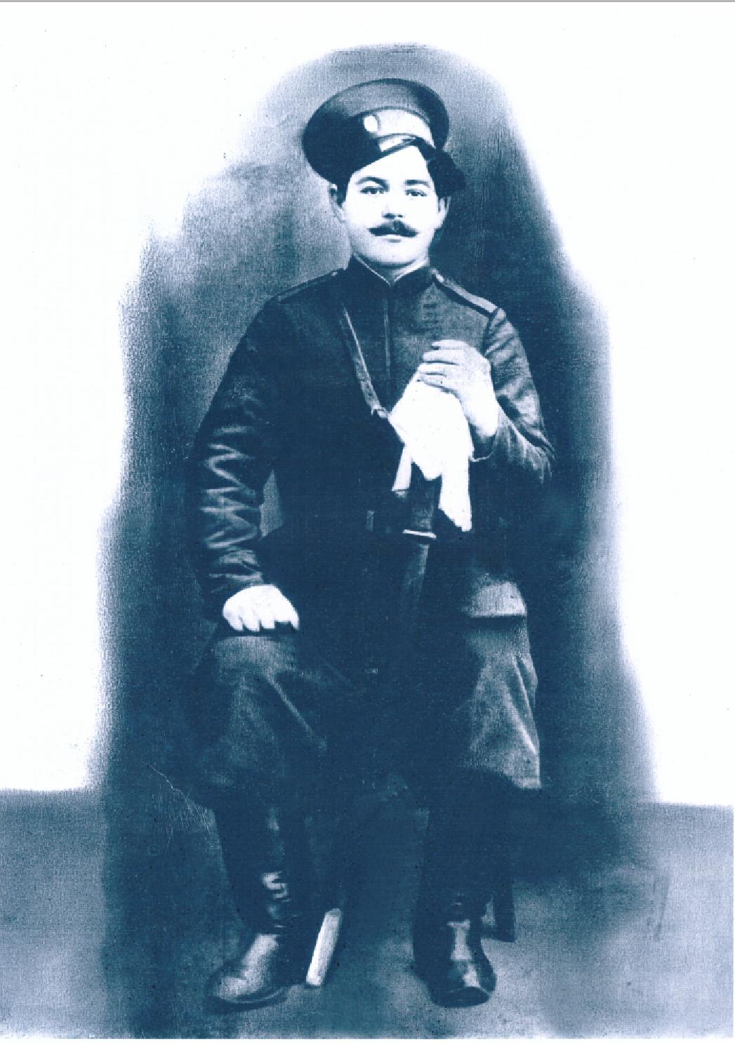 Фото: Казак Тропин Алексей Васильевич, 1885г 2 марта рождения. 