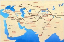 Карта шелковый путь